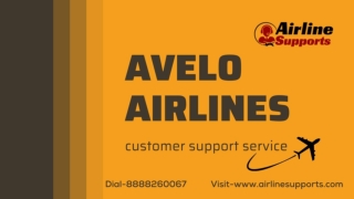 avelo airlines customer support service