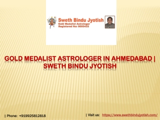 Gold Medalist Astrologer in Ahmedabad, Sweth Bindu Jyotish