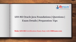 1Z0-811 Oracle Java Foundations | Questions | Exam Details | Preparation Tips