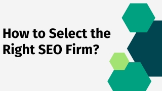 How to Select the Right SEO Firm