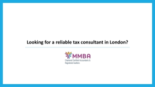 Looking for a reliable tax consultant in London?