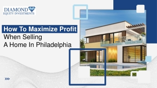 How To Maximize Profit When Selling A Home In Philadelphia