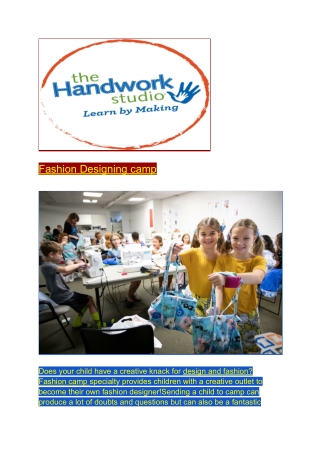 Fashion Designing camp