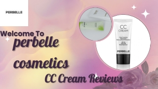 Perbelle cc cream by Perbelle Cosmetics