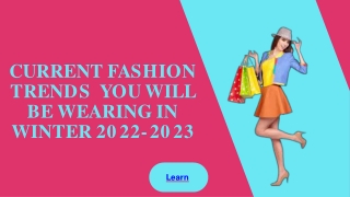 Current Fashion Trends