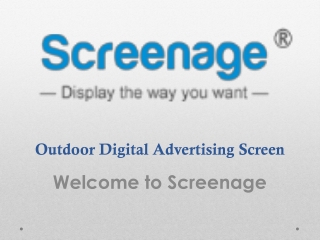 Outdoor Digital Displays