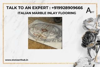 ITALIAN MARBLE INLAY FLOORING - Call Now 9928909666