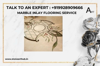 MARBLE INLAY FLOORING SERVICE - Call Now 9928909666