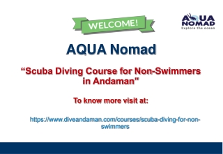 Scuba Diving Course for Non-Swimmers in Andaman