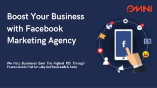 Enhance Your Business with Facebook Marketing Agency