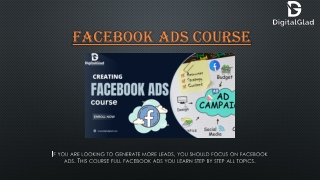 Facebook ads course
