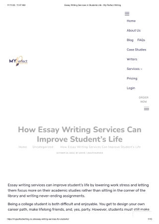 Essay writing service UK | My Perfect Writing
