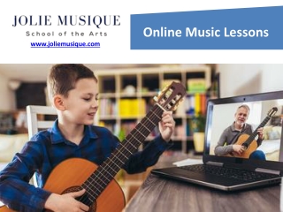 Online Music Lessons - www.joliemusique.com