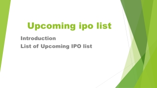 Upcoming IPOs: Invest in latest and upcoming IPO in India | Motilal Oswal