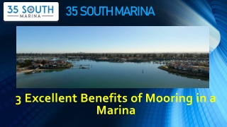 3 Excellent Benefits of Mooring in a Marina