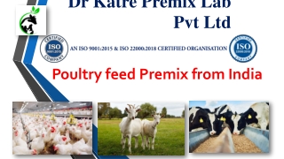 Poultry feed Premix  from India