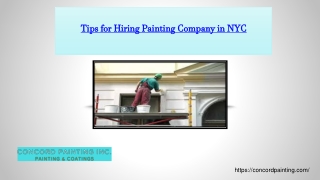 Tips for Hiring Painting Company in NYC