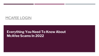 mcafee login