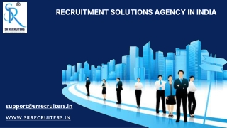 Srrecruiters Recruitment Solutions Agency in India