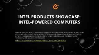 Intel Products Showcase: Intel-Powered Computers