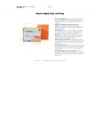 Nasola Body Lotion