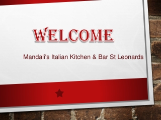 Mandali's Italian Kitchen & Bar St Leonards