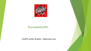 Graffiti Letter Brushes Bakeroner.com......