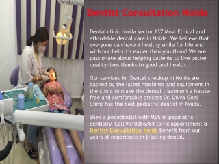 Dentist Consultation Noida