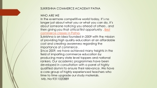 SUKRISHNA COMMERCE ACADEMY PATNA