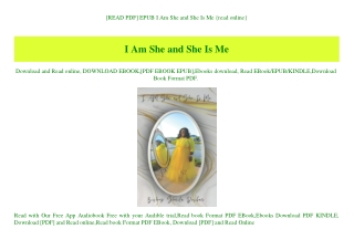 [READ PDF] EPUB I Am She and She Is Me {read online}