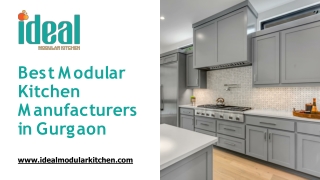 Best Modular Kitchen Manufacturers in Gurgaon