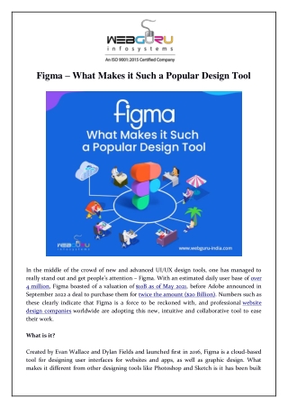 Figma – What Makes it Such a Popular Design Tool