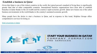 business setup qatar