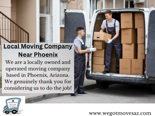 Moving Company Near Goodyear