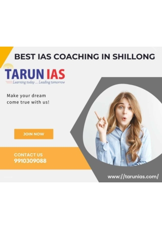 Top IAS Coaching Centre In Shillong