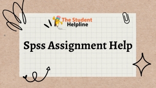 Buy Best Spss Assignment Help With Top Experts