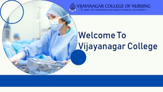 Top Nursing Colleges in Bangalore - Vijayanagar College of Nursing