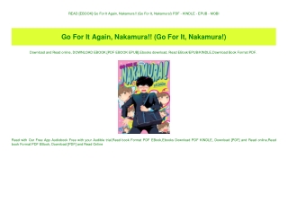 READ [EBOOK] Go For It Again  Nakamura!! (Go For It  Nakamura!) PDF - KINDLE - EPUB - MOBI