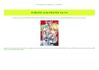 Read DARLING in the FRANXX Vol. 5-6 pdf READ