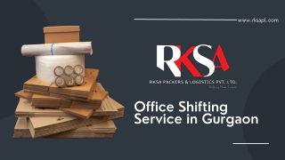 Trusted Office Shifting Service in Gurgaon, Haryana