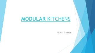 Luxury Modular kitchen in Delhi | Modular kitchen | Regalo kitchens