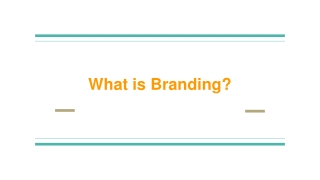 What is Branding?