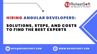 How To Hire Angular Developers: Step By Step Guide | Richestsoft