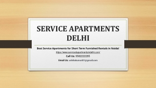 SERVICE APARTMENTS DELHI PROJECT- 4..