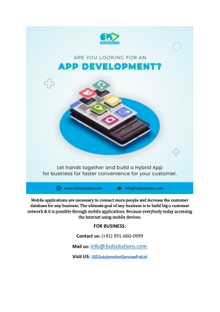 Mobile app development company in India