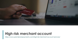 High risk merchant account