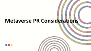 Metaverse PR Considerations