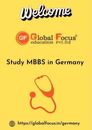 Study MBBS in Germany