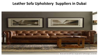 Leather Sofa Upholstery  bestsofarepairshop