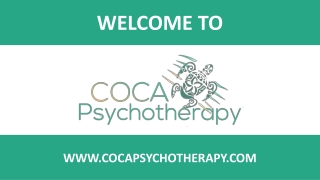 Welcome To Online Therapy for Anxiety and Depression